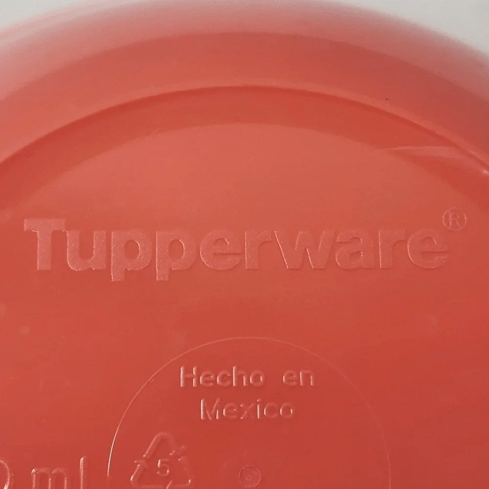 2 Tupperware Thatsa Bowls Extra Mini 2 1/2 Cups New 6809B-3 Coral Pink New